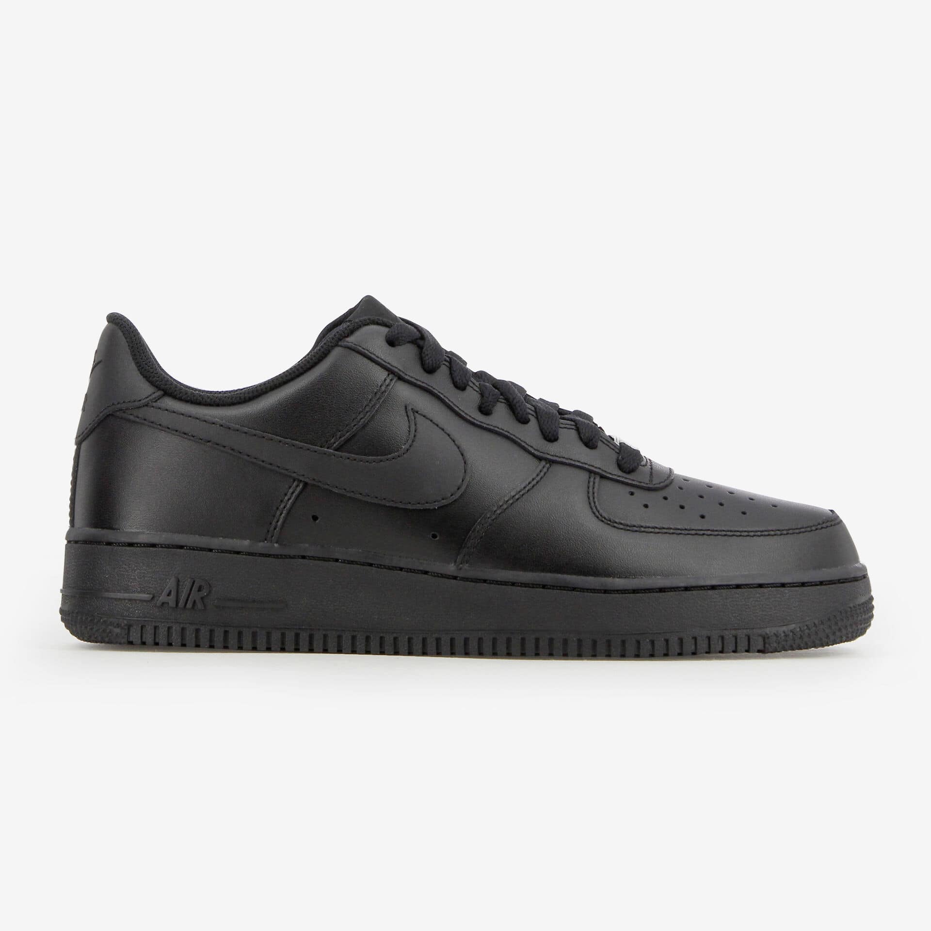 NIKE AIR FORCE 1 LOW BLACK BLACK SNEAKERS MEN Courir