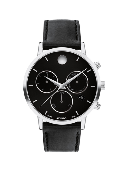 Black on on sale black movado watch