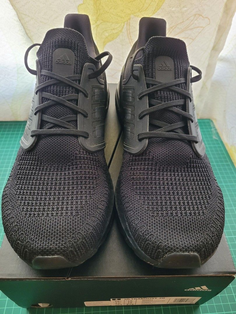Adidas ultraboost 20 Full black Code Eg0691 Size UK10 US10.5