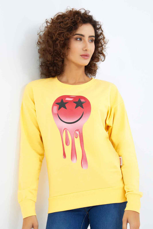 Women Printed Sweatshirts Buy Women s Sweatshirts in Saudi